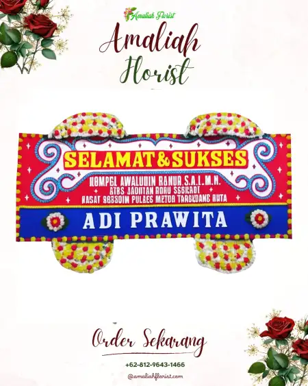 Papan Bunga Ucapan Selamat Gombolharjo